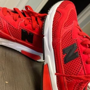 Kids Red New Balance X-Racer sneakers